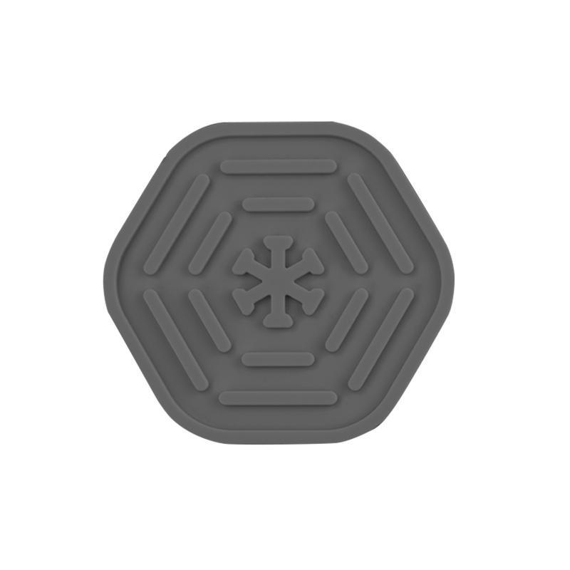 Silicone Coaster Water-Draining Coasters Anti-Slip Heat-Insulating Coaster Heat-Resistant Coffee Beverage Coaster
