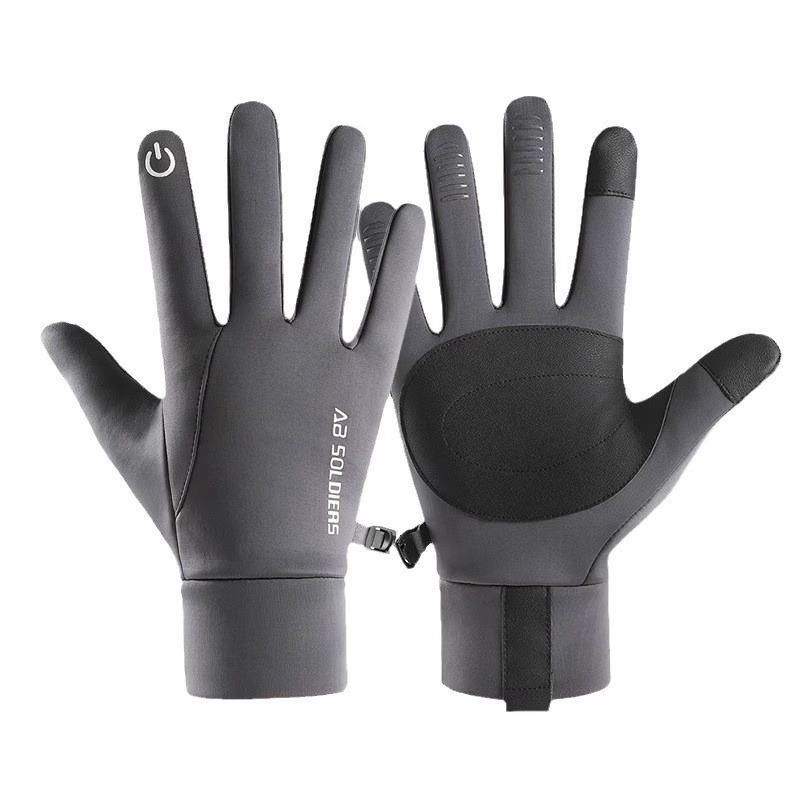 Herren Warme Winddichte und Wasserdichte Touchscreen-Handschuhe für Herbst/Winter Sportarten, Skifahren, Radfahren und Bergsteigen.