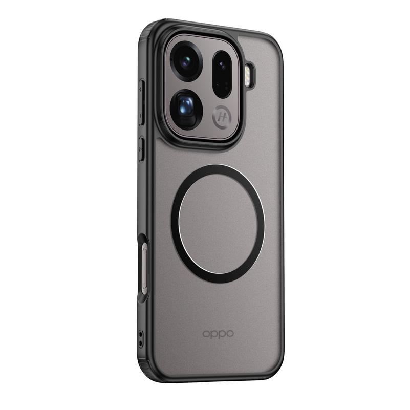 For Magnetic Acrylic Case for OPPO Find X9 Pro X 9 Wireless Charging Translucent Matte Cover for OPPO Find X9pro