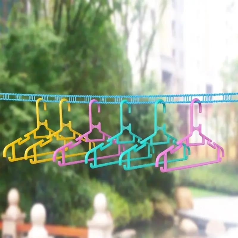 Portable Clothesline Upgraded Thickened Anti-slip Windproof Drying Rope Drying Clothes Hanging Rope Outdoor Camping Accessories