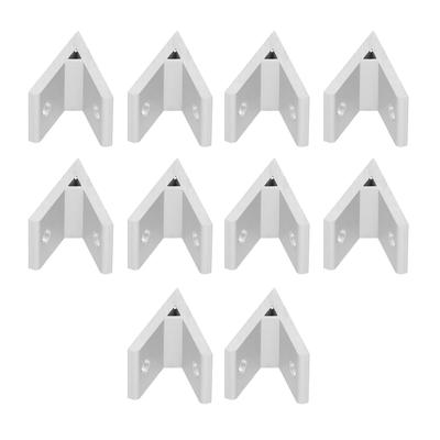 10 Stück Aluminium-Winkelecken, Zubehör für Industrieprofilverbinder, 2030404550604040?45 Grad