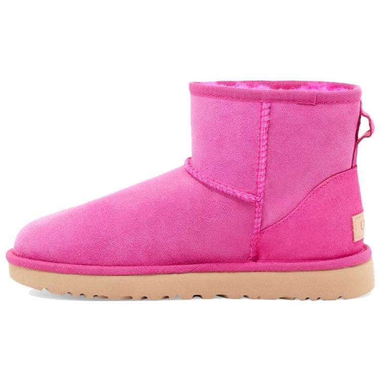 (WMNS) UGG Classic Mini II Boot Snow Boots Pink Women s 1016222-RCR EU 36