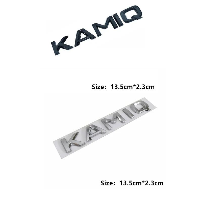 JBIW9 Car Rear Trunk Emblem Stickers Side Badge Accessories for Skoda 4x4 Logo Octavia A7 Tour RS Rapid Kodiaq Superb Kamiq Yeti Karoq