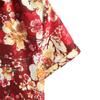 Men's Cardigan Short Sleeve Hawaiian Beach Flower Shirt Men's Turtleneck Shirt