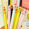 4pcs Writing Pen, Cute and Funny Styling Pen Creative Rotating Gel Pen Chicken Pressing Gel Pen 0.5mm Black Office Supplies