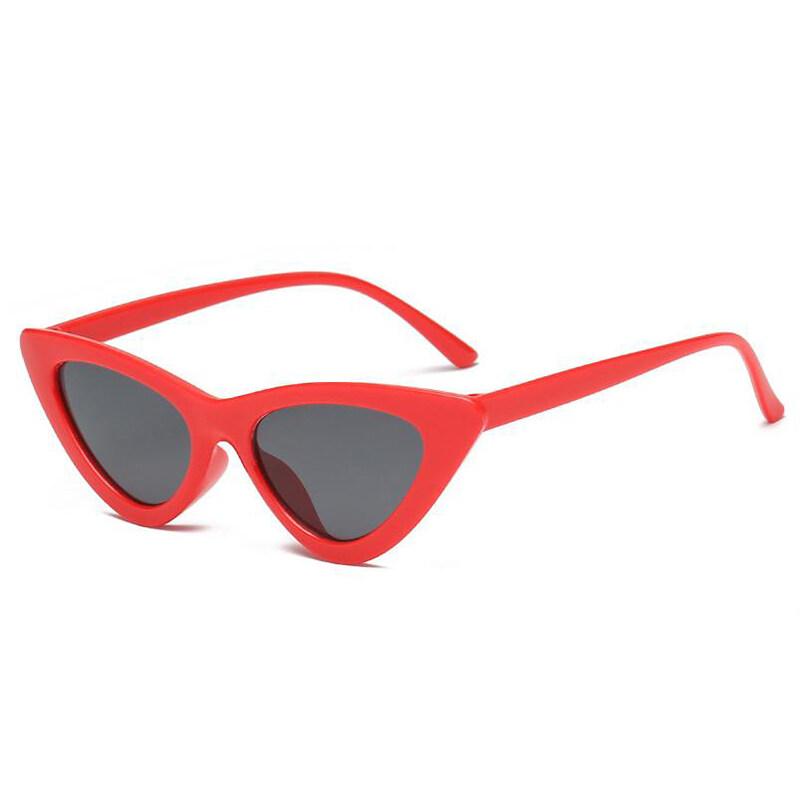 

Солнцезащитные очки для женщин Cermin Mata Viral Cateye Eyeglasss Fashion Shades Glasses Cats Eye Shade Sunglass красный