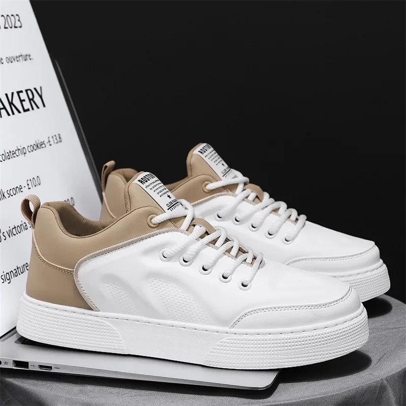 Men Sneakers Fashion Breathable Mesh Thick Sole Sports Casual Shoes Mens Anti-Slip Wear-resistant Running Shoe Zapatillas Hombre