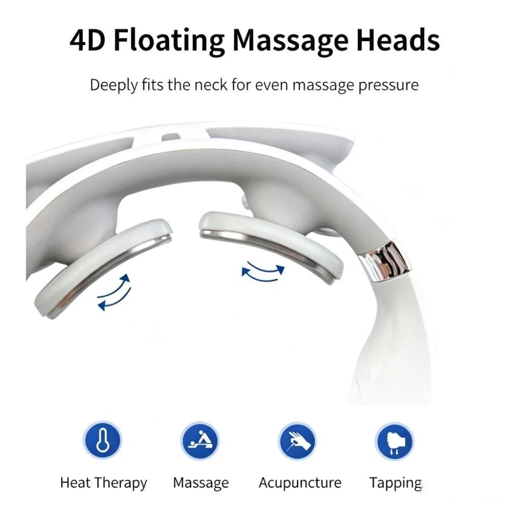 6 Modes Neck Massager Ergonomic Pulse Neck Massager Wellness Neck Relaxation Device Travel