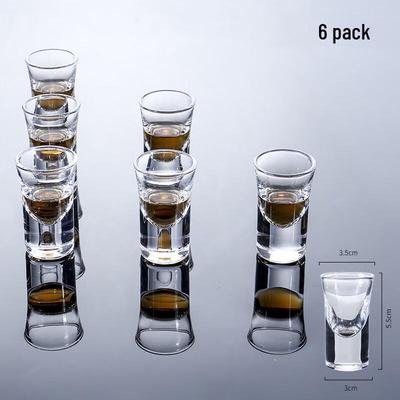 Shangqi J07 Handcrafted Glass Shot Glasses - Set of 3