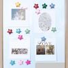 Resin Star Shape 2Pcs Refrigerator Magnet Decoration Kitchen Office Whiteboard Cabinet Colorful Cute Home Decorative