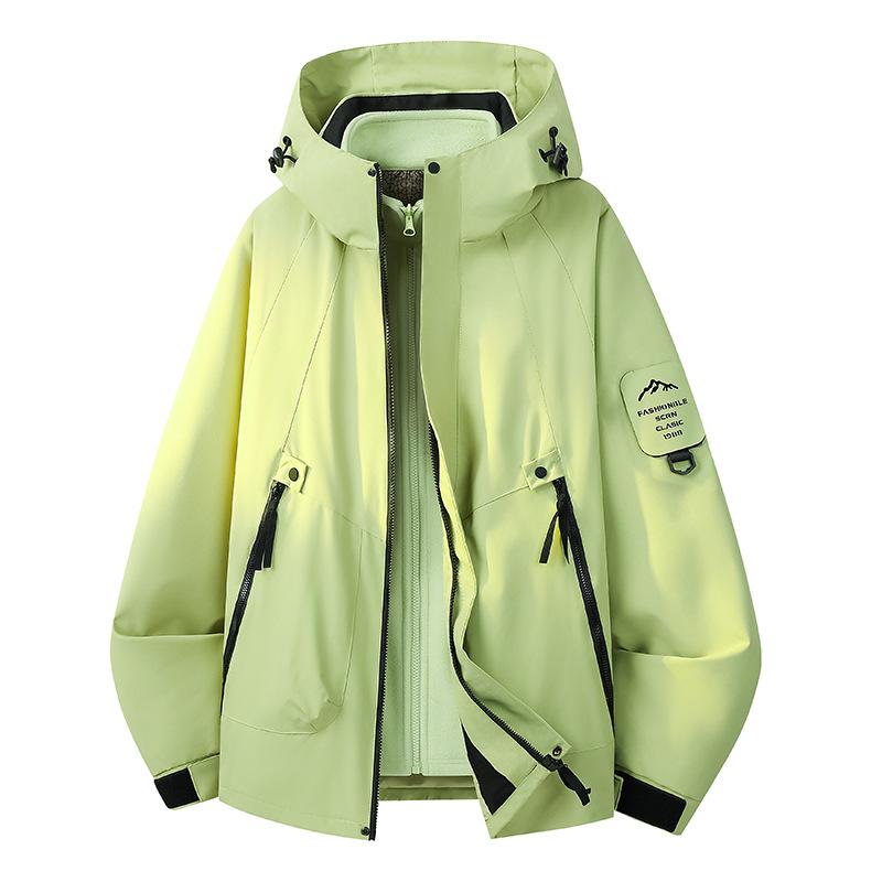 2518 Dreifach-Graphen-Futter Partnerjacke für Damen und Herren Winddicht Wasserdicht Outdoor-Sport Bergsteigeranzug Gruppenkauf