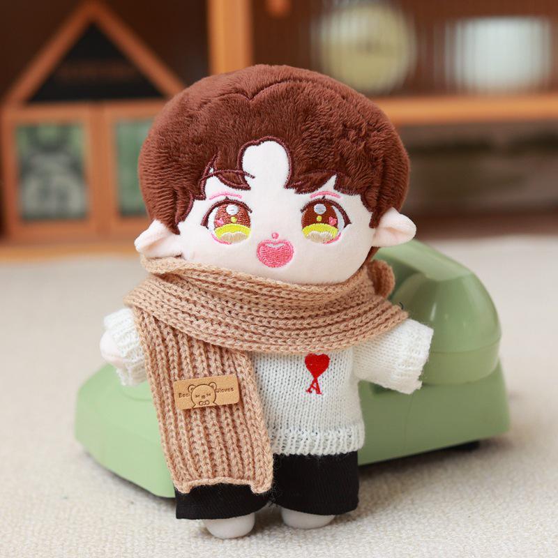 Miniature Cotton Scarf & Winter Outfit for Doll Bear and Dog Figurines