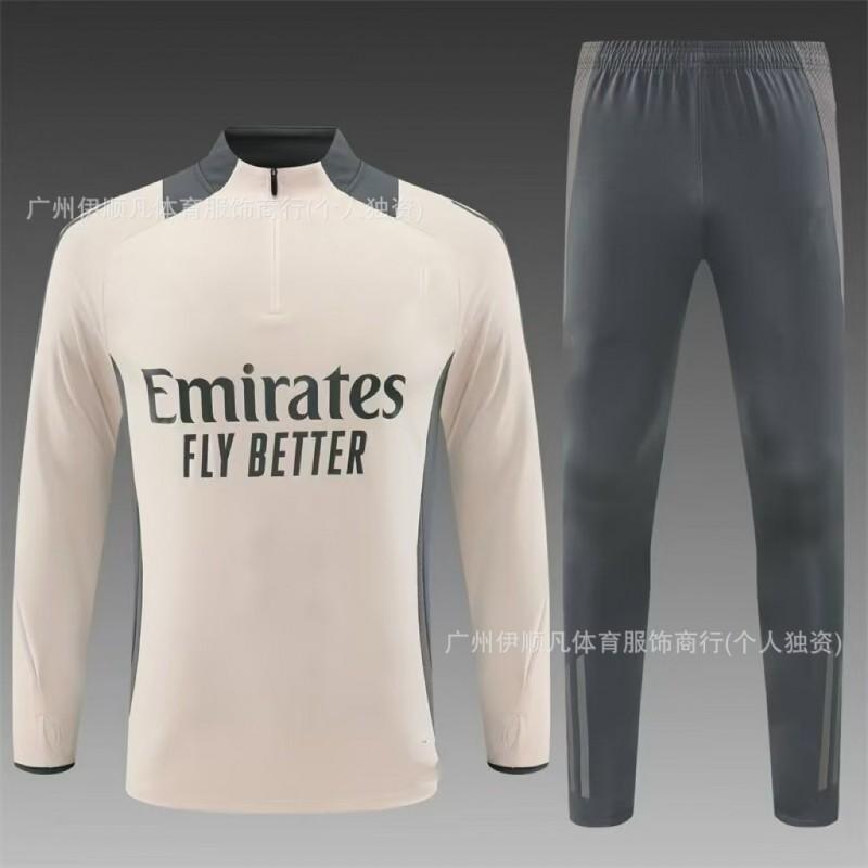 Heren Dames Voetbal Trainingsshirt Halve Rits Opwarmshirt Napoli PSG AC Milan Brazilië Manchester United Fans