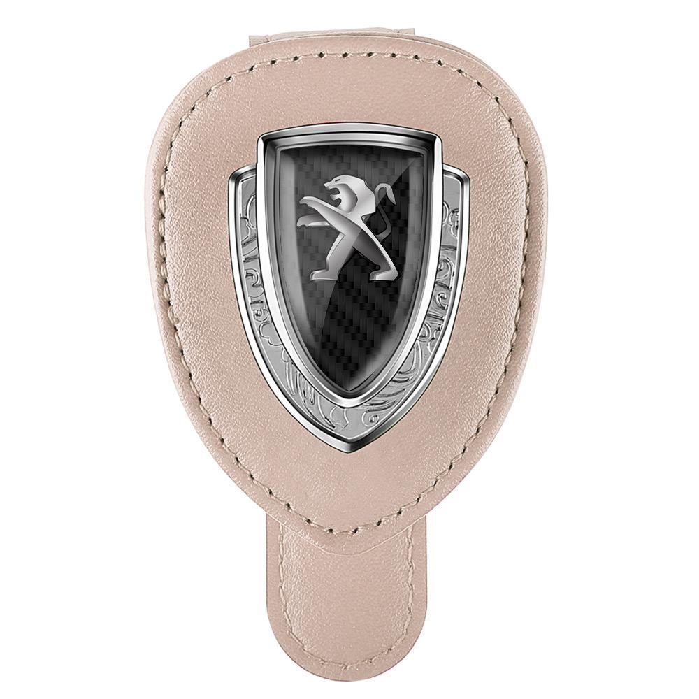 Car Sun Visor Glasses Clip Sunglasses Clips Card Holder Accessories For Peugeot 306 307 308 508 2008 3008 107 206 207 208 Valve