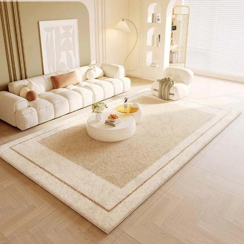 Imitation Cashmere Cream Style Living Room Sofa Coffee Table Rug Winter Thick Bedside Blanket Bedroom Floor Mat