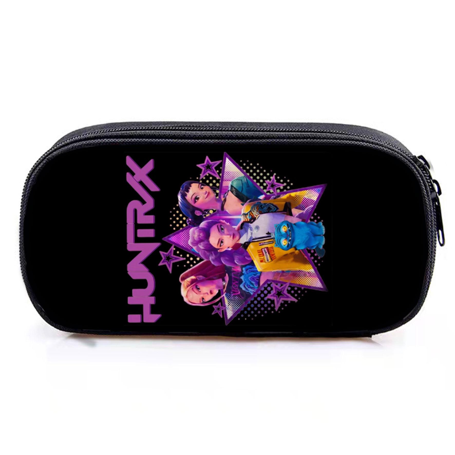 New Huntrix Kpop Witch Hunter Group Pencil Case for Primary and Secondary Students Small Pencil Bag