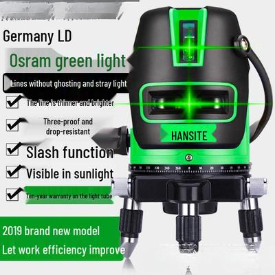 Nivel Láser Verde y Azul Infrarrojo Automático de Alta Precisión - 2, 3 o 5 Líneas
