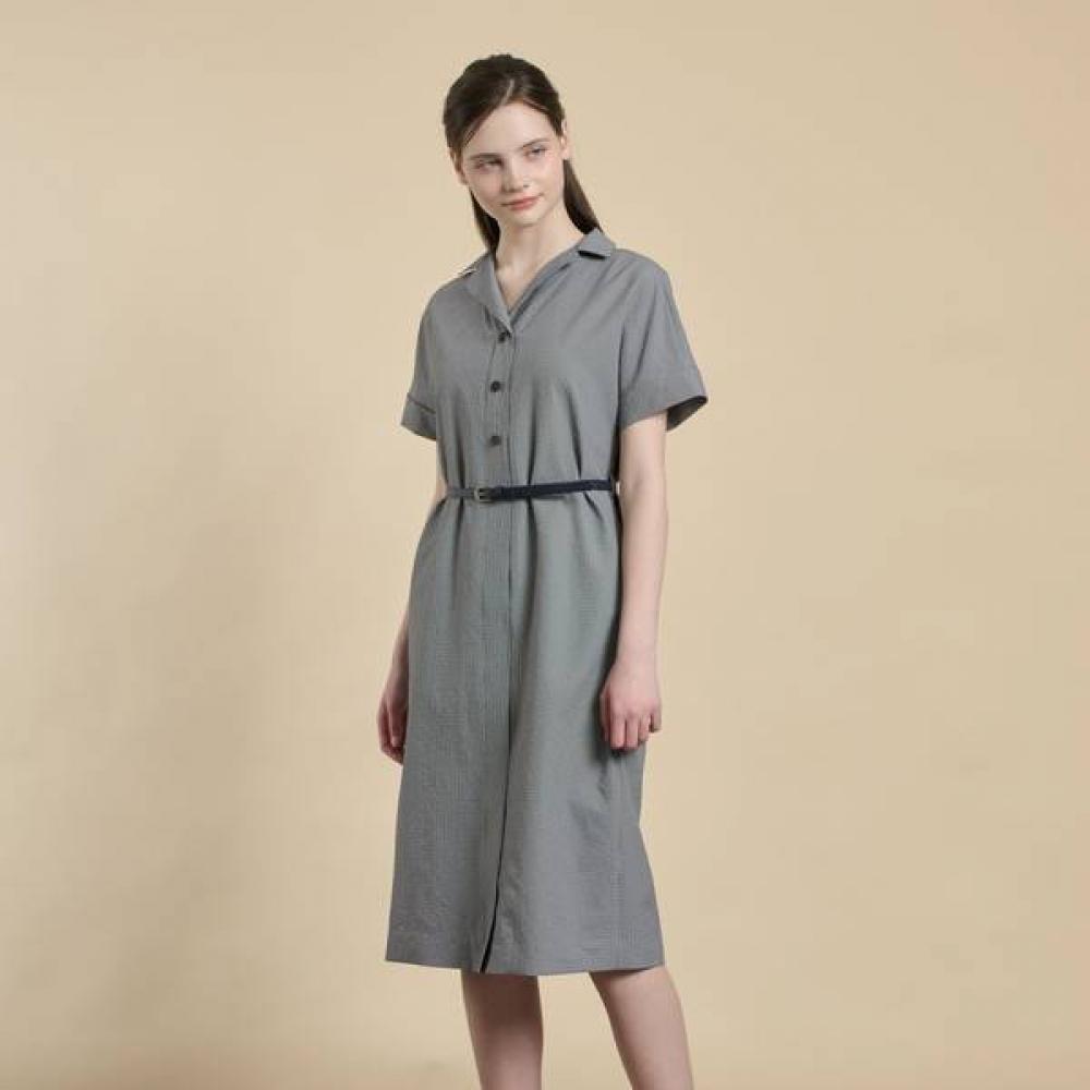 Bcbg Check Belted Dress B6m4o683 white (10)/55