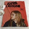 music AAvril Lavignee Throw Warm Soft Flannel Blanket Multiuse for Sofa Bed Camping Travel Nap