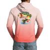 Men's UPF50+ Sun Protection Cooling Hoodie Lightweight Stretchy Long Sleeve Outdoor Sports Fishing Shirt with Hood for UV Defense