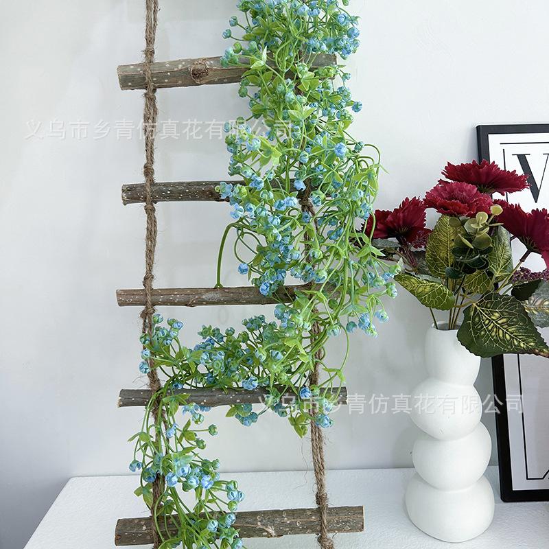 Artificial Green Plant Simulation Gypsy Rattan Wall Hanging Home Ceiling Decoration Simulation Vine Hanging Plant