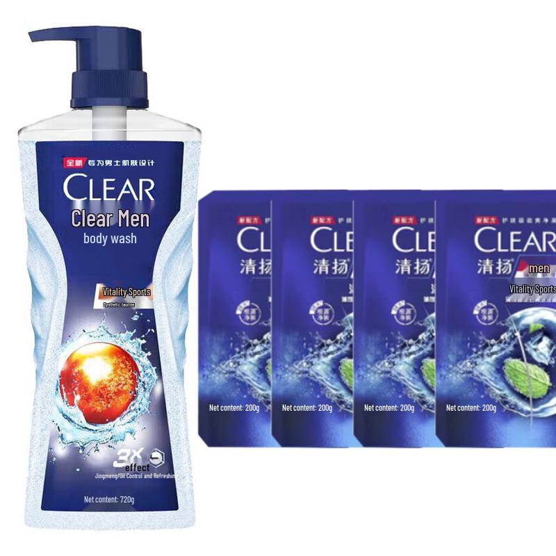 

Clear Men Sport Body Wash & Shampoo Set