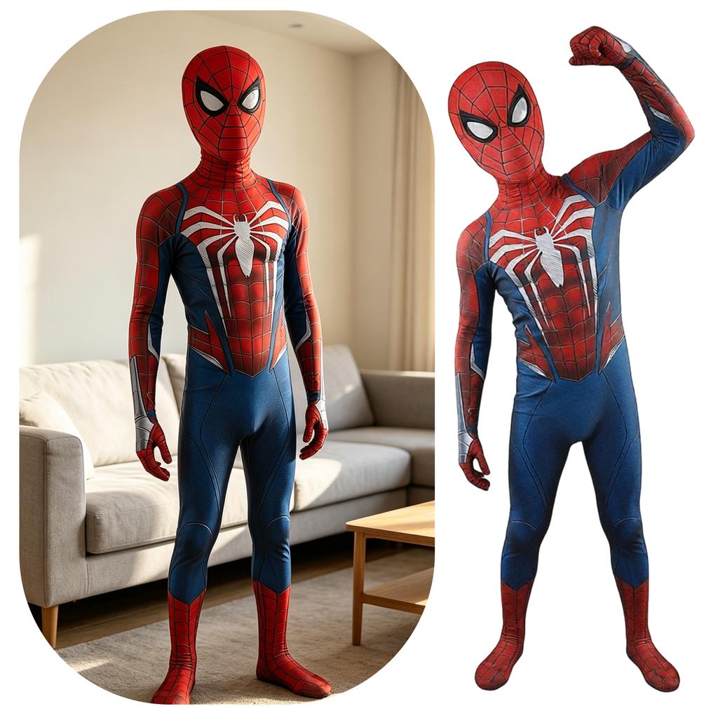 Adult Unisex Pattern Full Body Jumpsuit Costume for Stage Performance and Cosplay Party