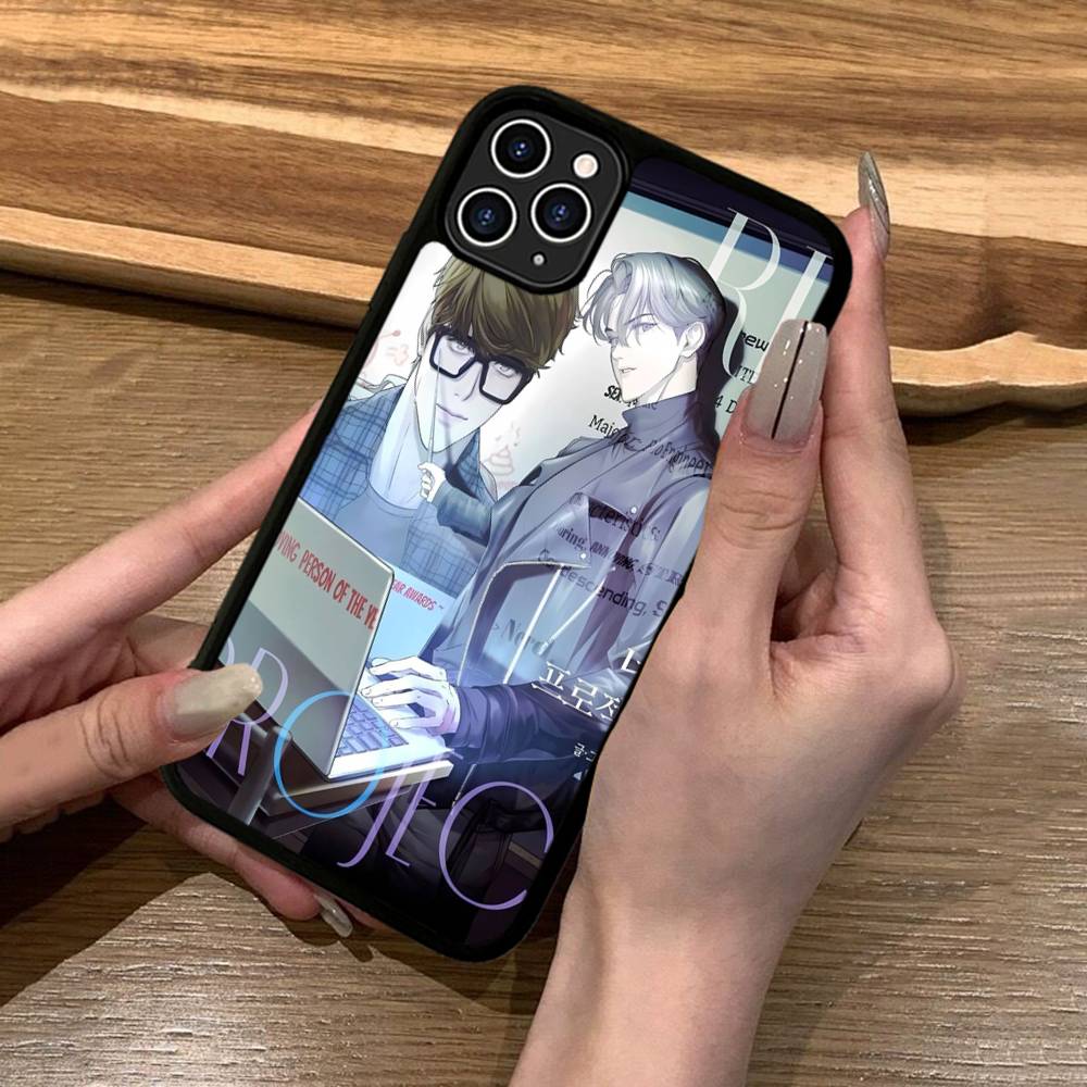 Nerd Project bl Anime PC+TPU Phone Case For iPhone 17 16 15 14 13 12 11 Pro Max Plus Kawaii Cartoon Cover