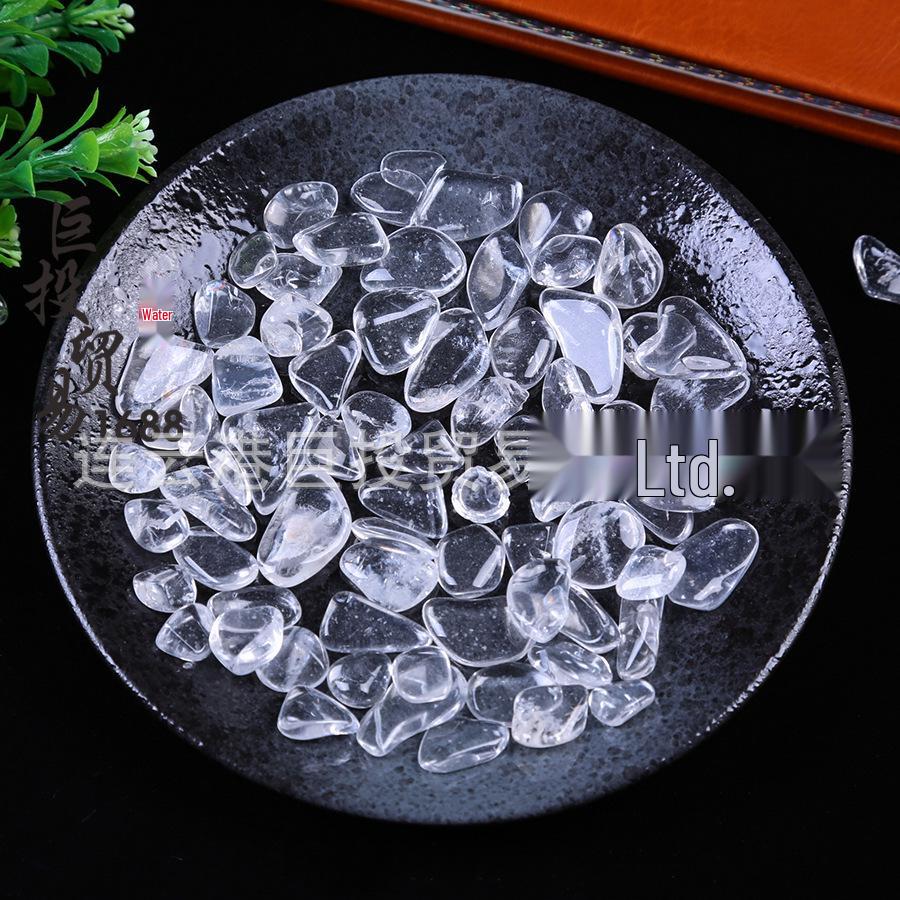 Natural Azeztulite Crystal Pieces - Transparent White Quartz Crushed Stone Ornament