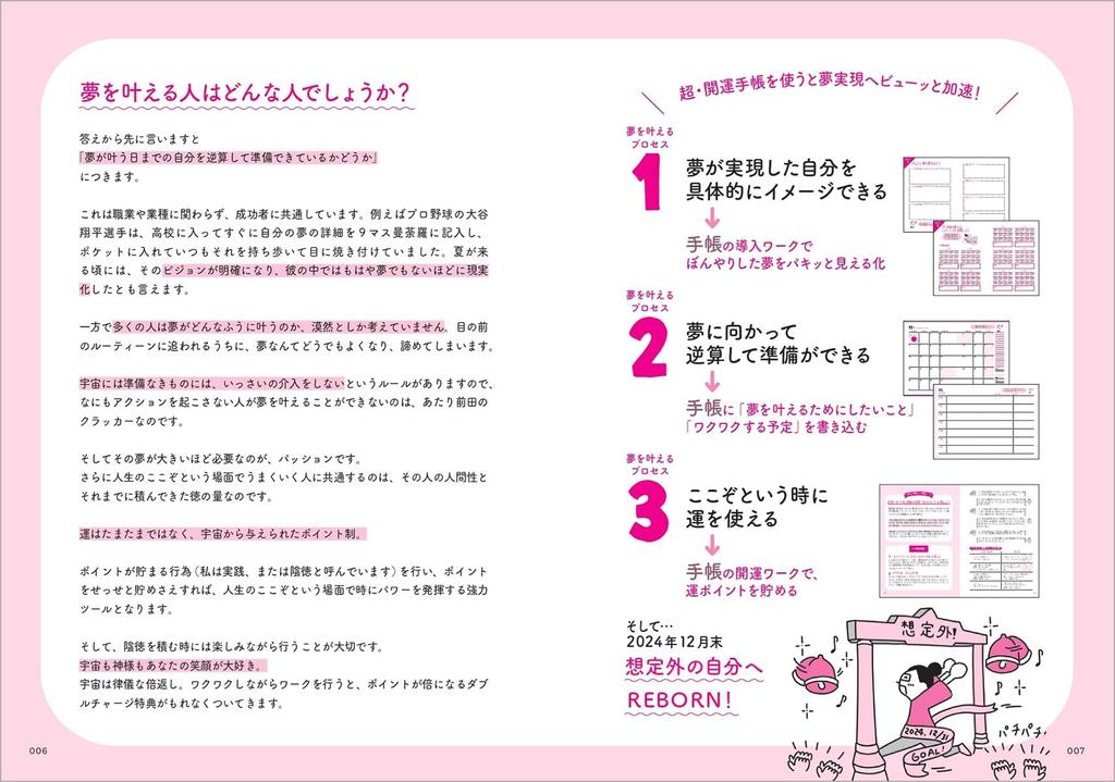 Continue to improve your personal best and become the person you never thought possible! Life Revolution Super Good Luck Diary 2024