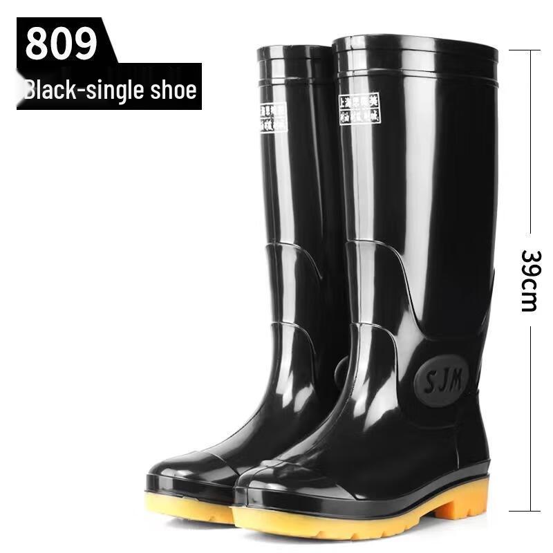 Men s High-Tube Anti-Slip Work Rain Boots