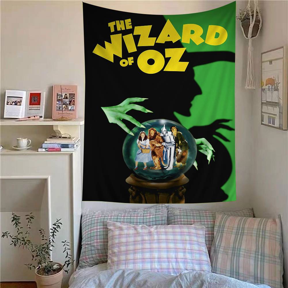 The WWizard Of OOz Movie DIY Wall Tapestry Hippie Flower Wall Carpets Dorm Decor Wall Art Decor