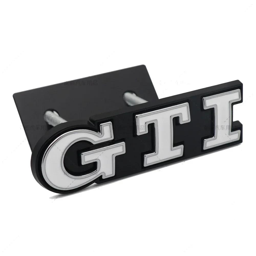 2026 Hot Sticker Metal GTI Logo Car Front Grille Emblem Badge for Volkswagen Polo Caddy Golf 4 5 6 8 Jetta Tiguan Touran Passat