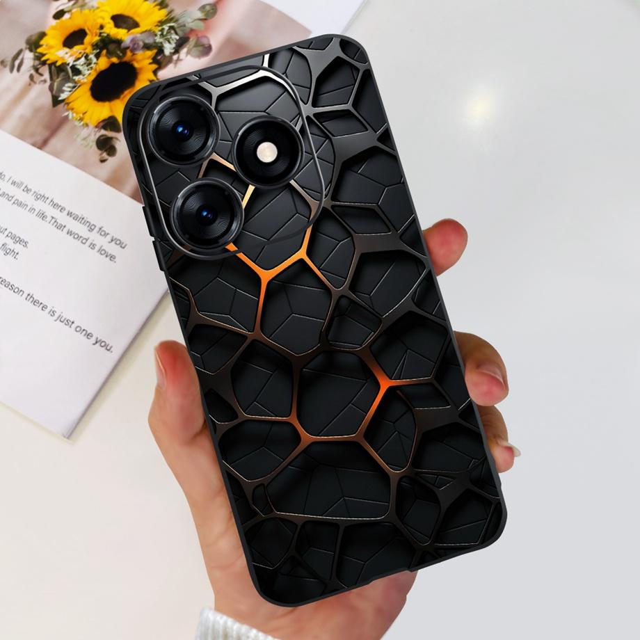 For Tecno Spark 10 10c 10 Pro Phone Case Spark10 KI5k KI5m KI5q KI7 Back Cover Soft Transparent TPU Slim Funda Dragon Astronaut