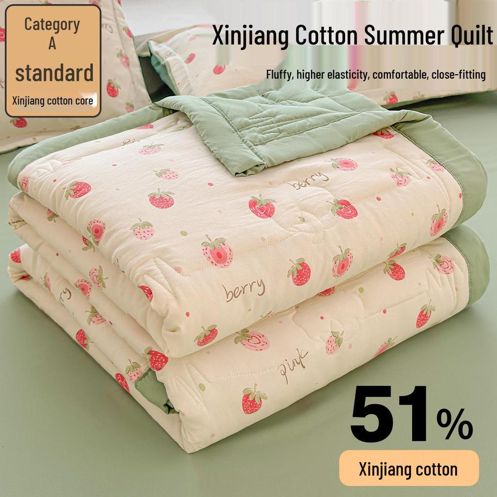 All-Season Machine Washable Children's Summer Quilt - Suitable for Air Conditioning and Home Use