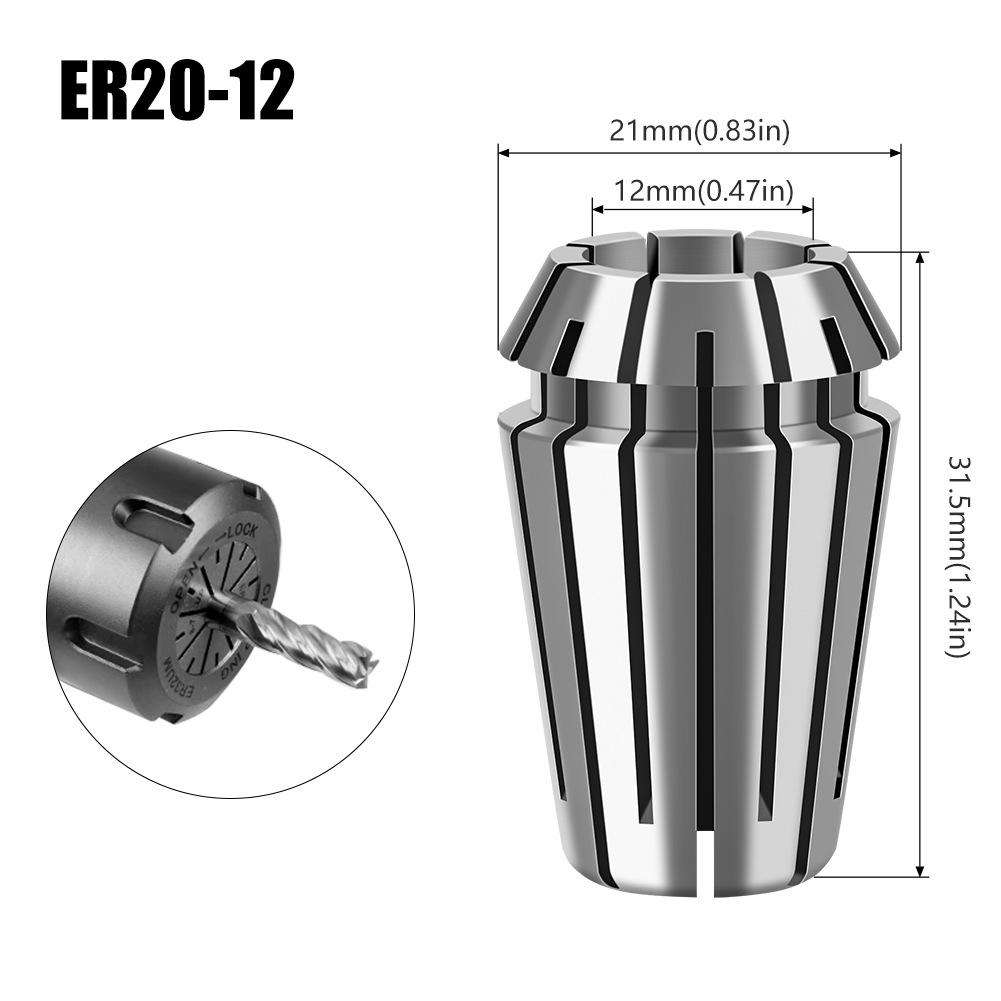 ER collet high precision spring chuck numerical control CNC tool holder machining center ER16ER20 fixture engraving machine chuck