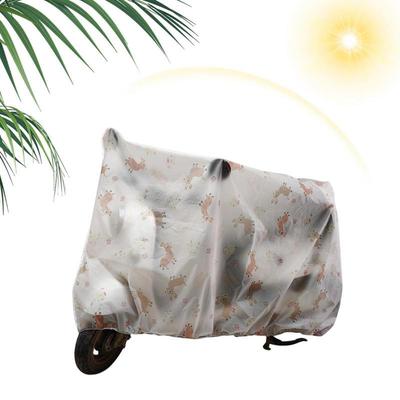 Capa de Chuva para Motocicleta Capa de Chuva para Scooter Cobertura Externa para Motocicleta Proteção Solar Externa Abrigo para Scooter Padrão de Desenho Animado Fofo