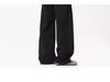 Black Machete Men's Wide-Leg Sweatpants – Autumn/Winter Drape Style, CleanFit Casual Trousers