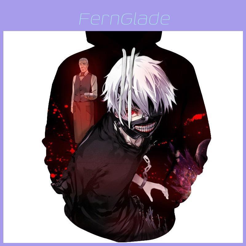 Brin Sweatshirt Unisex Tokyo Ghoul Cosplay Sweater Capuche Sweat Pullover Hoodie