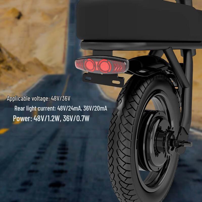 Long Zhan Waterproof Bicycle Taillight with Turn Signals