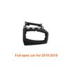1x Matte Black Car Headlight Button Frame Replace Part For Ford Focus 15 16 17