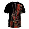 2024 Nova Miniso Universo Meninos e Meninas Deadpool Anime Impressão 3D Streetwear Personalidade Camiseta Infantil/Adulto Casual Moda Top