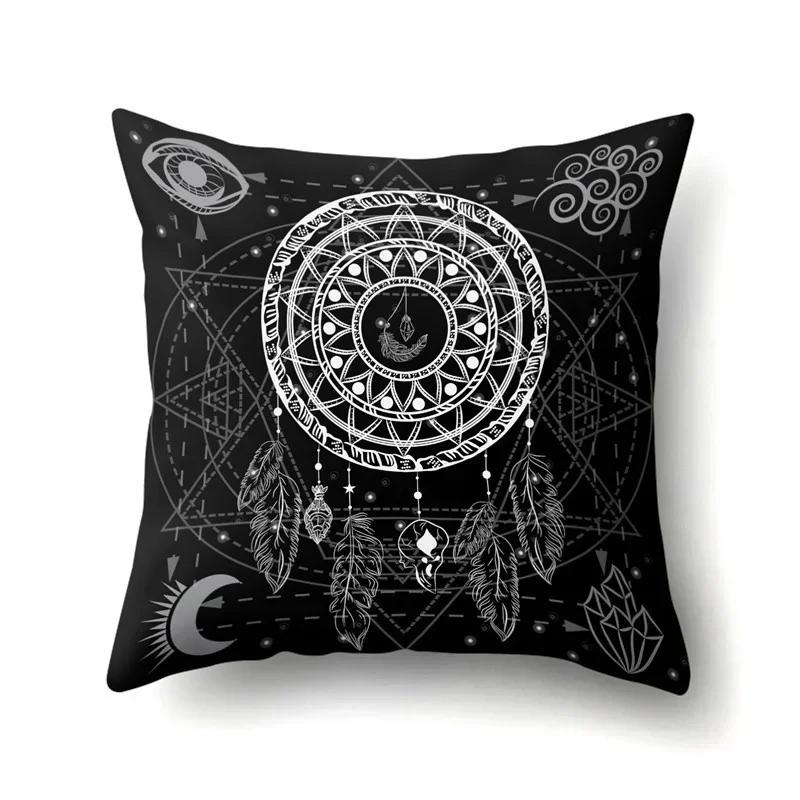 

Boho Cushion Cover Dream Catcher Cushion for Home Sofa Chair Decoration Pillowcase Car Ornament _-, 66x66cm