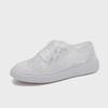 2025 Summer New Trend Lace Mesh Breathable Mesh Hollow Canvas Shoes Casual Sports Small White Shoes Board Shoes