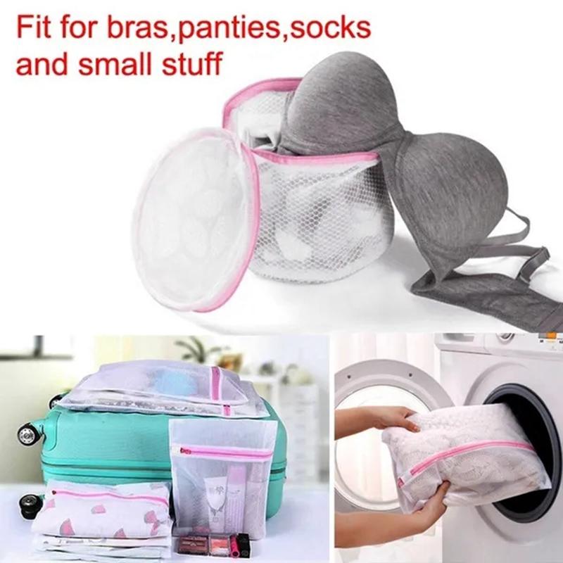 1 Pcs Shoes Washing Hanging Bag Sneaker Mesh Laundry Bags Home Portable Shoes Organizer Washing Net Bag Shoes Protect Wash Bag