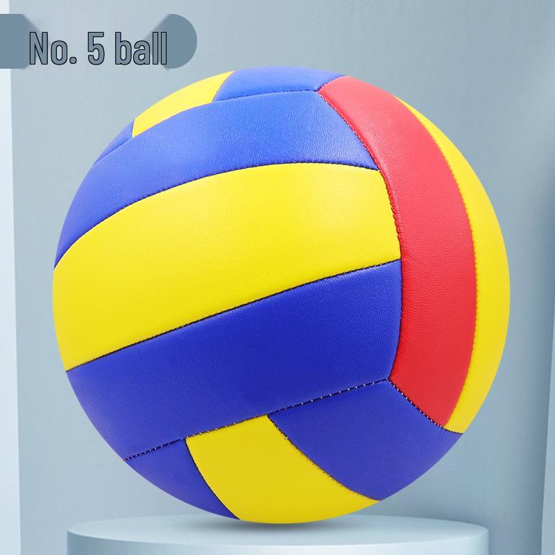 Size 5 Soft/Hard PVC Leather Volleyball for Middle and Primary School Competitions and Training