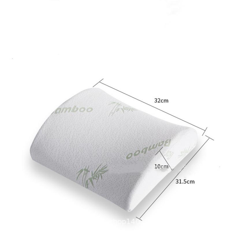 Nuevo Cojín de espuma con memoria para aliviar el dolor en el asiento, soporte Lumbar para la espalda, almohada ortopédica para oficina, asiento de coche