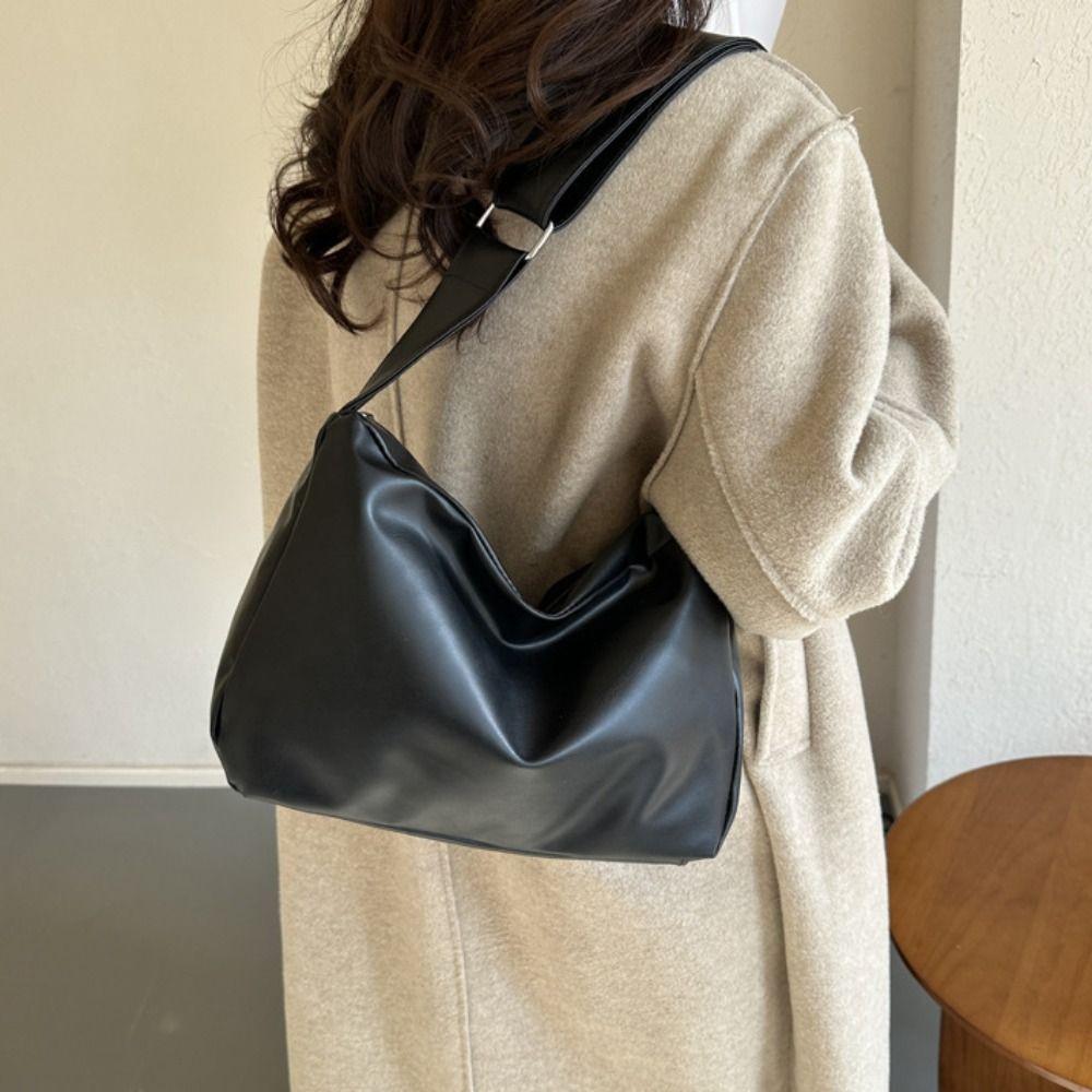 PU Leather Shoulder Bag Women Portable Ladies Tote Bag Fashion Casual Crossbody Bag  Girl