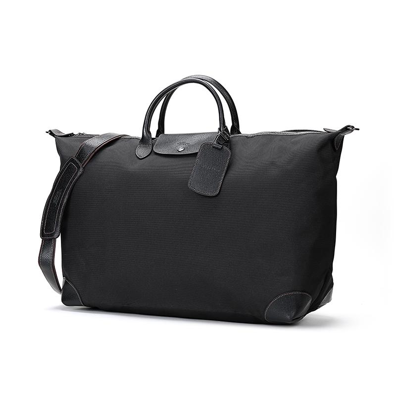 Longchamp Boxford 54 Large Capacity Foldable Tote Shoulder Travel Bag Unisex bags Black 1625080001