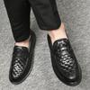 Fashion New Male Wedding Dress Shoes Genuine Leather Platform Loafers Comfortable Men's Casual Shoes Fashion Mens Slip On Business Shoes
